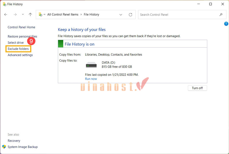 cach backup win 11