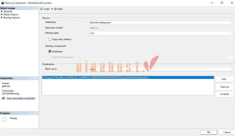 cach sao luu va phuc hoi co so du lieu sql