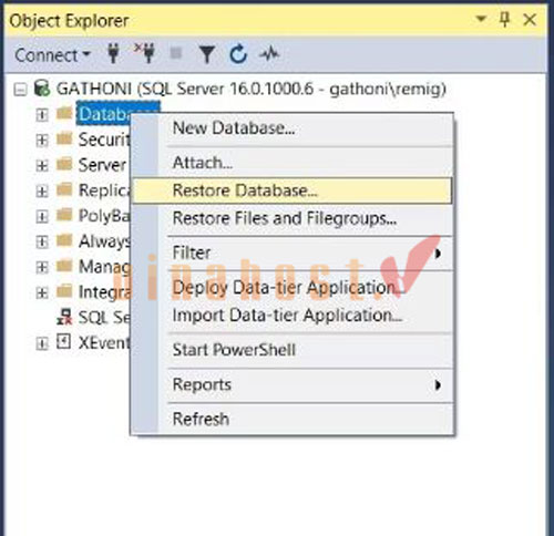 cach sao luu va phuc hoi co so du lieu sql