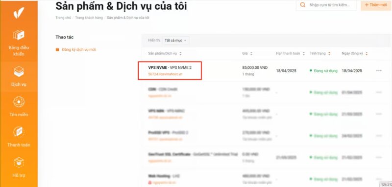 cai dat he dieu hanh tren vps vinahost 3 - #1 Hosting Giá Rẻ, VPS Giá Rẻ, Máy Chủ Vật Lý, Email, Cloud Server cai dat lai he dieu hanh cho vps