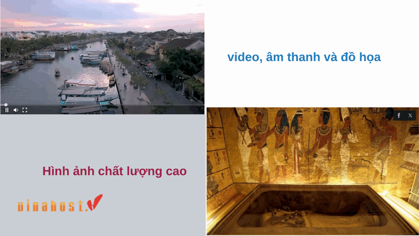 Các nội dung đa phương tiện như video, ảnh HD trên một trang báo điện tử, gây gánh nặng băng thông cho máy chủ.