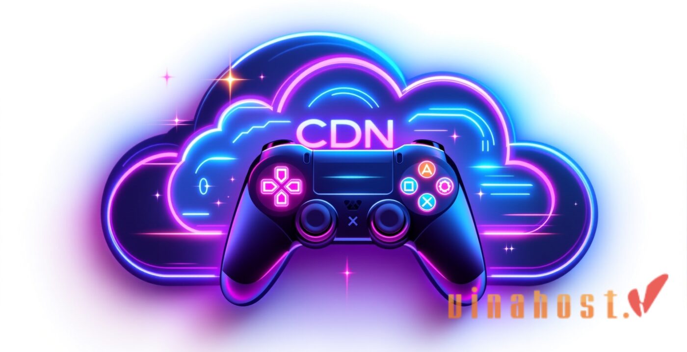 CDN cho Game sử dụng mạng lưới máy chủ biên (Edge Servers) để phân phối dữ liệu nhanh nhất đến người chơi.