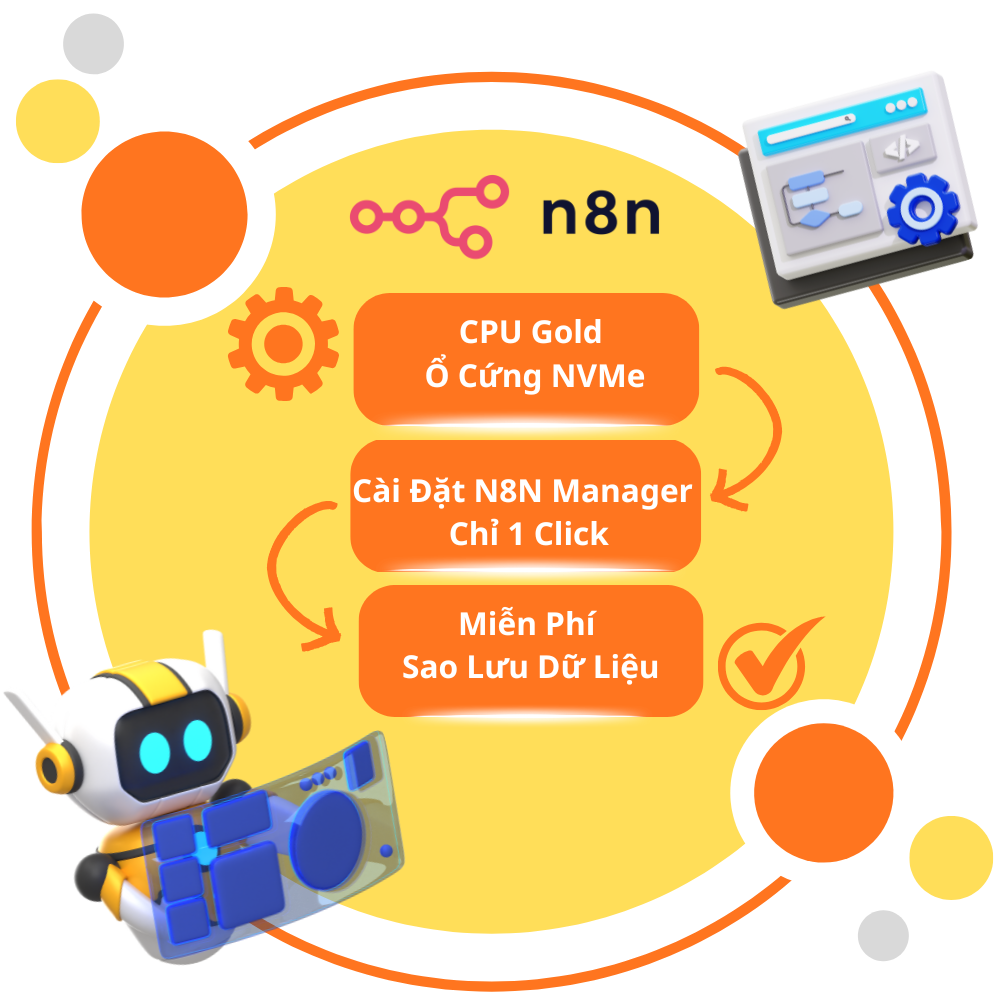 hosting n8n vinahost