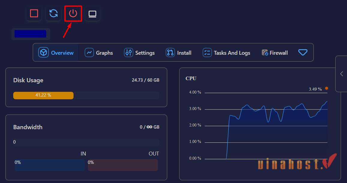khoi dong lai vps 12 - #1 Hosting Giá Rẻ, VPS Giá Rẻ, Máy Chủ Vật Lý, Email, Cloud Server khoi dong lai vps