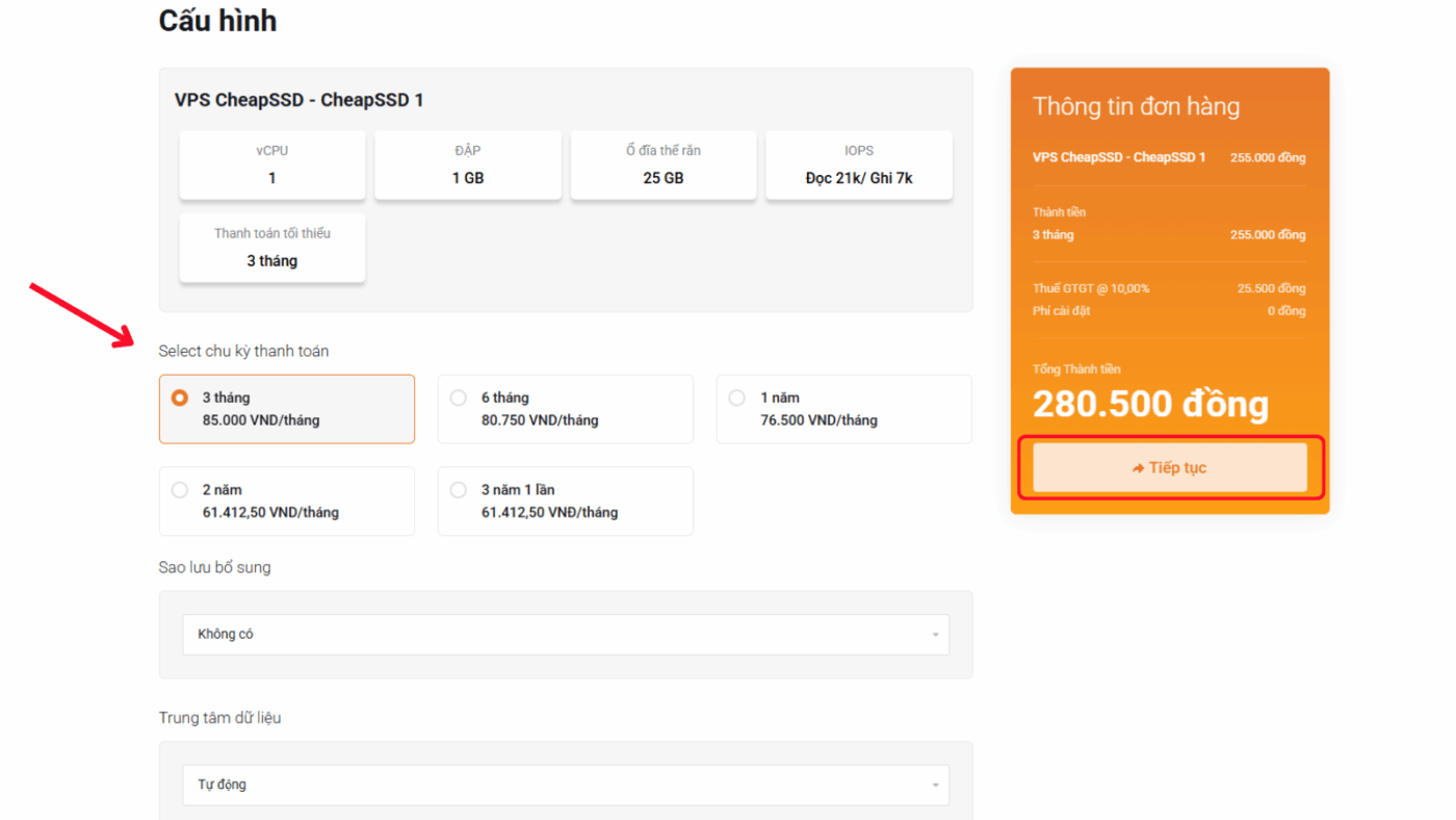 reg vps 6 - #1 Hosting Giá Rẻ, VPS Giá Rẻ, Máy Chủ Vật Lý, Email, Cloud Server reg vps