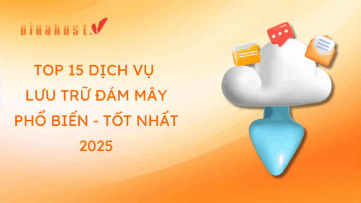 top dịch vụ lưu trữ đám mây