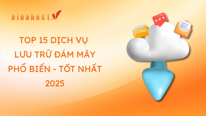 top dịch vụ lưu trữ đám mây