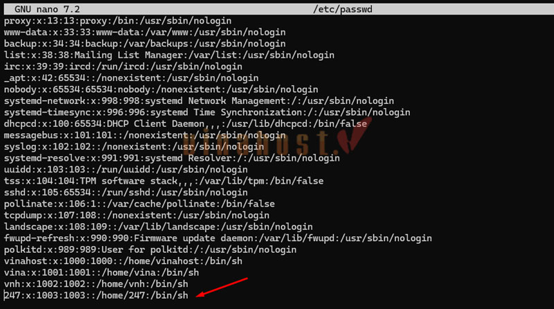 cap quyen root cho user trong linux 1 - #1 Hosting Giá Rẻ, VPS Giá Rẻ, Máy Chủ Vật Lý, Email, Cloud Server cap quyen root cho user trong linux