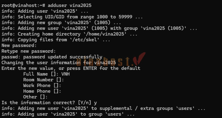 [2026] Cách cấp quyền root cho user trong Linux/Ubuntu/Centos