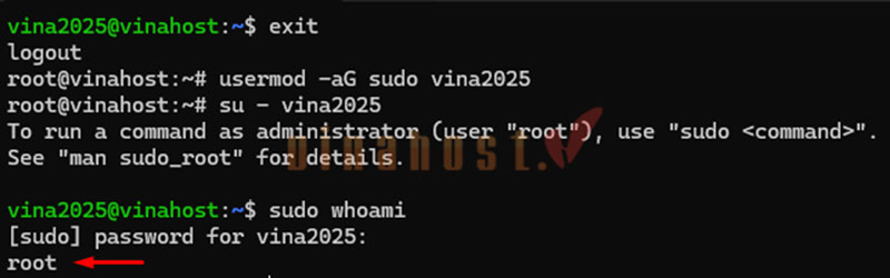 cap quyen root cho user trong linux 5 - #1 Hosting Giá Rẻ, VPS Giá Rẻ, Máy Chủ Vật Lý, Email, Cloud Server cap quyen root cho user trong linux