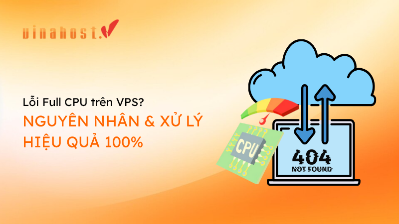full cpu tren vps