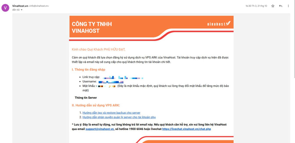 huong dan ket noi vps ark