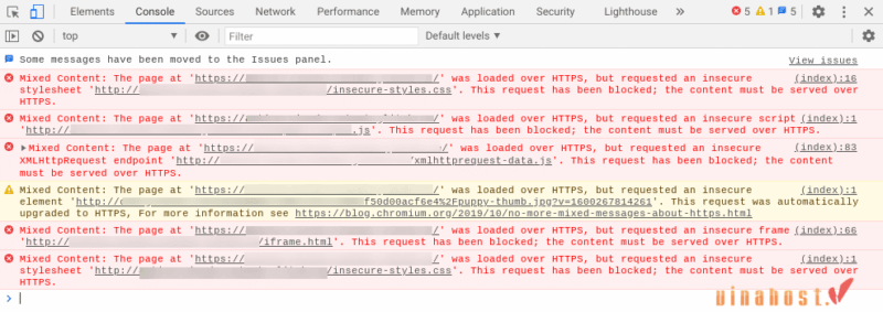 mixed content 1 - #1 Hosting Giá Rẻ, VPS Giá Rẻ, Máy Chủ Vật Lý, Email, Cloud Server mixed content