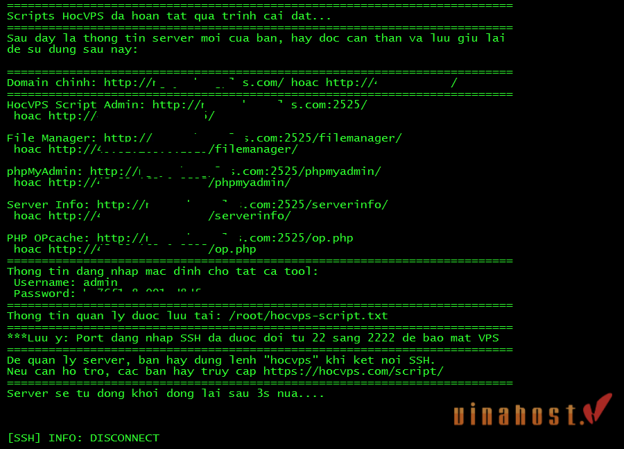 cau hinh vps de chay website