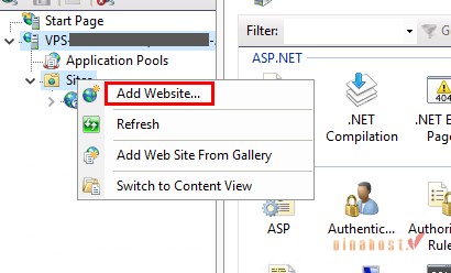 cau hinh vps de chay website