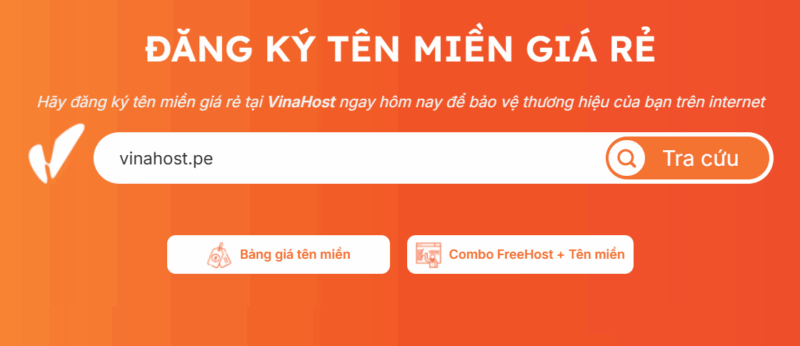 dang ky ten mien .pe