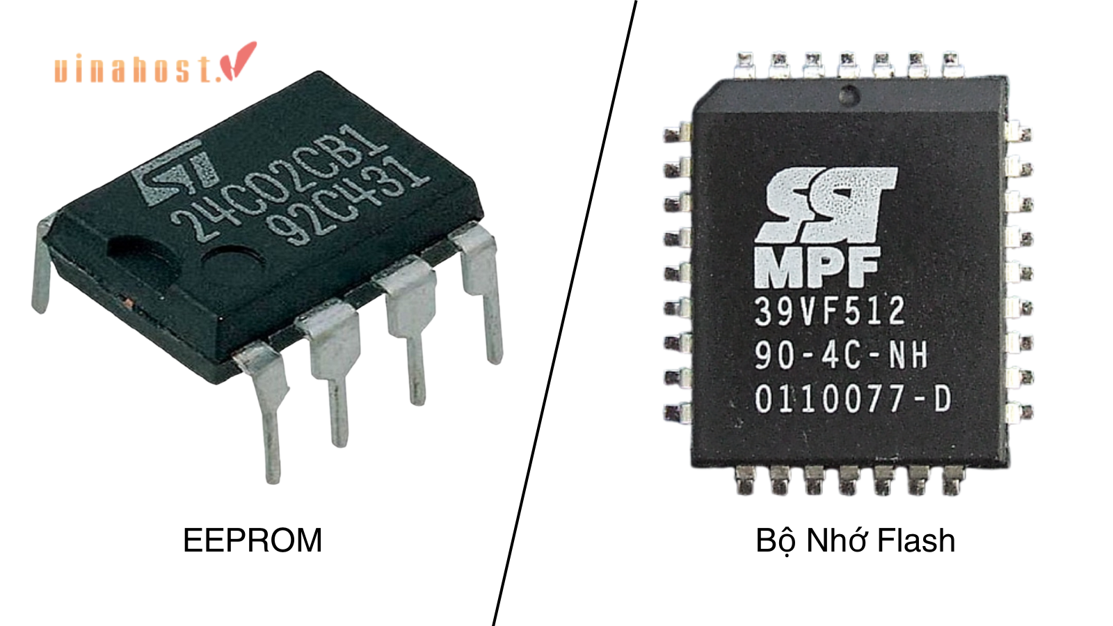 EEPROM vs Bộ nhớ Flash