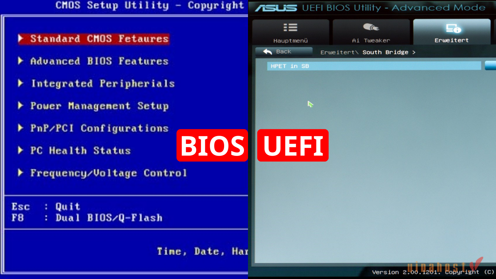 BIOS vs UEFI