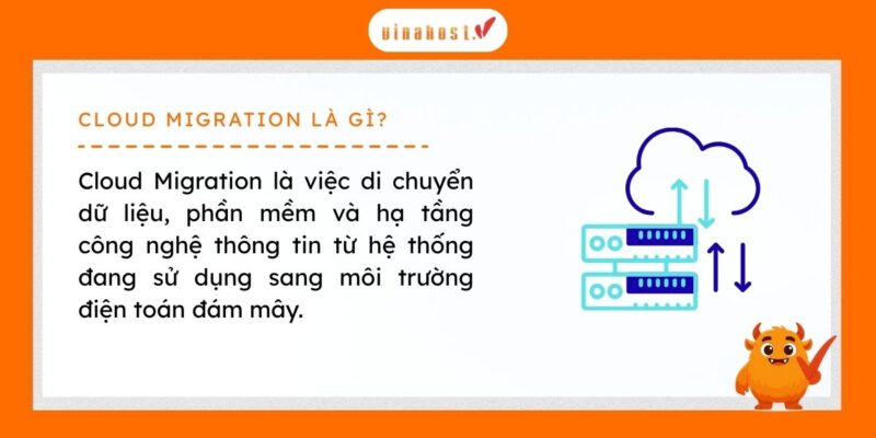 cloud migration 1 - #1 Hosting Giá Rẻ, VPS Giá Rẻ, Máy Chủ Vật Lý, Email, Cloud Server Cloud Migration là quá trình chuyển hệ thống CNTT từ môi trường hiện tại lên nền tảng đám mây.