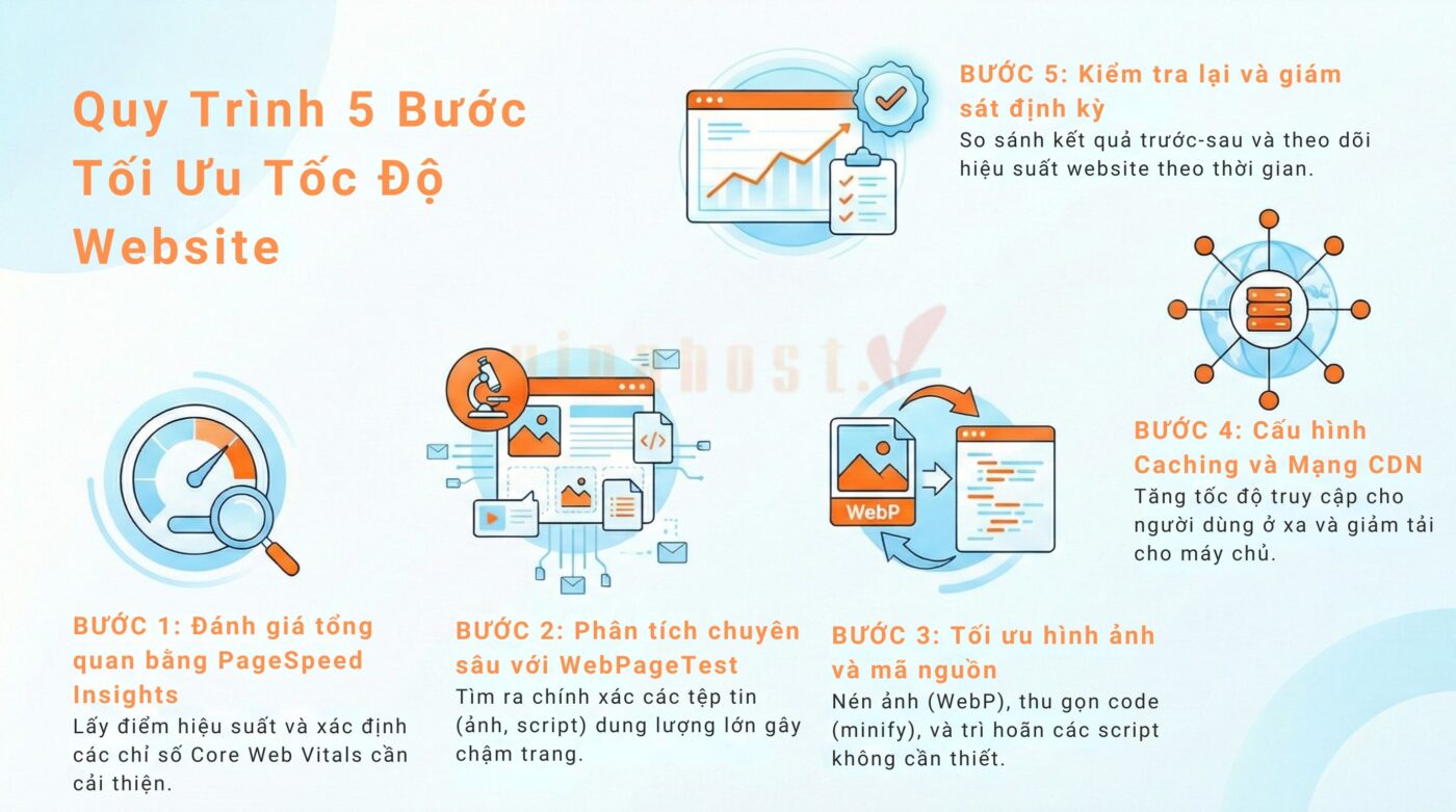 cong cu kiem tra toc do website 1 - #1 Hosting Giá Rẻ, VPS Giá Rẻ, Máy Chủ Vật Lý, Email, Cloud Server Quy trình 5 bước từ lúc dùng công cụ kiểm tra tốc độ website đến khi tối ưu hiệu năng toàn diện
