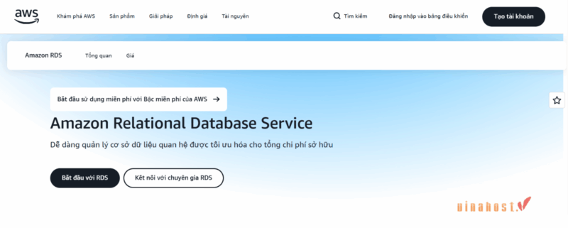 Amazon RDS là nền tảng DBaaS hỗ trợ doanh nghiệp vận hành cơ sở dữ liệu quan hệ một cách đơn giản và hiệu quả.