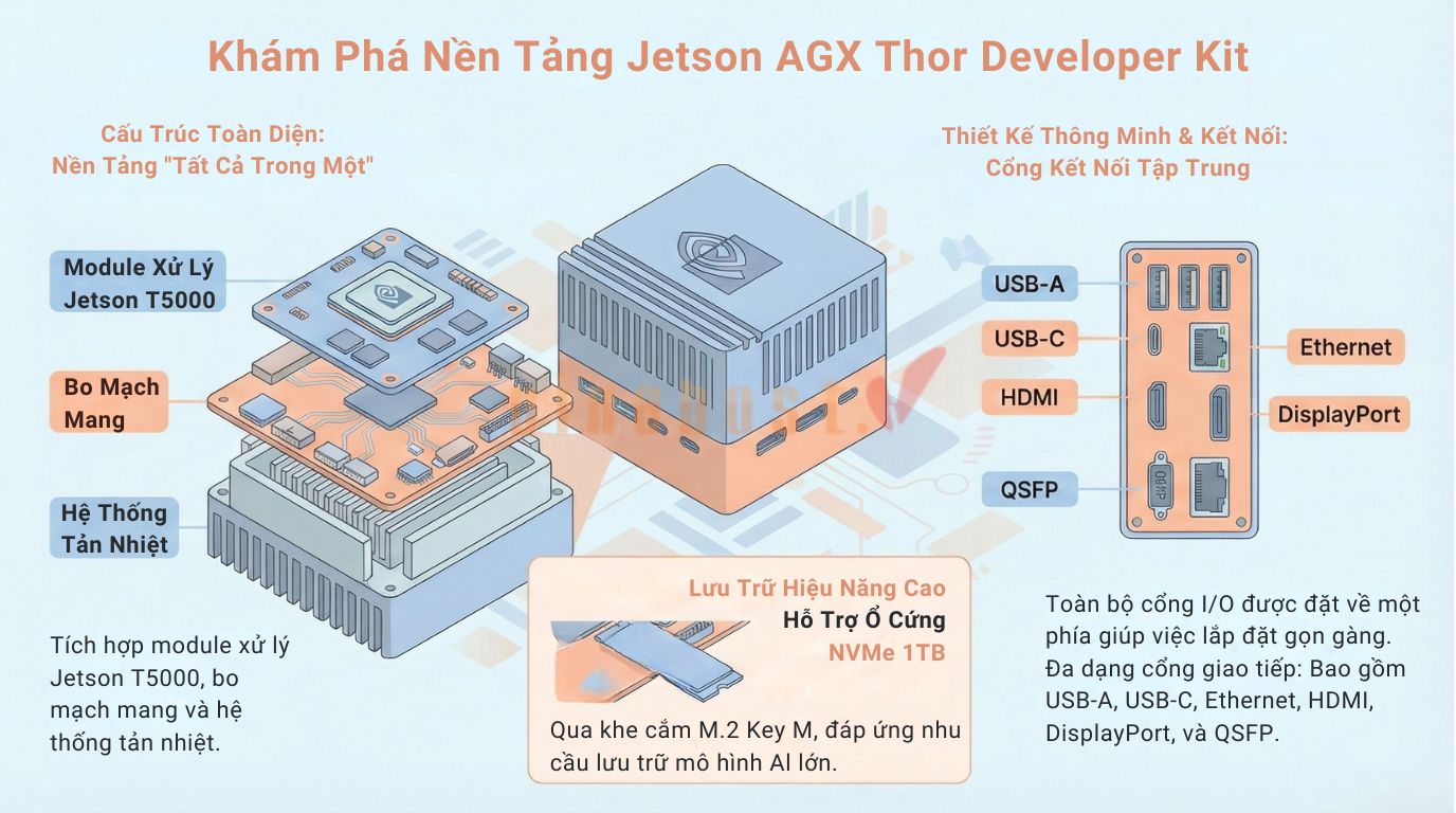 jetson thor 4 - #1 Hosting Giá Rẻ, VPS Giá Rẻ, Máy Chủ Vật Lý, Email, Cloud Server Chi Tiết Bộ Developer Kit Và Các Cổng Kết Nối