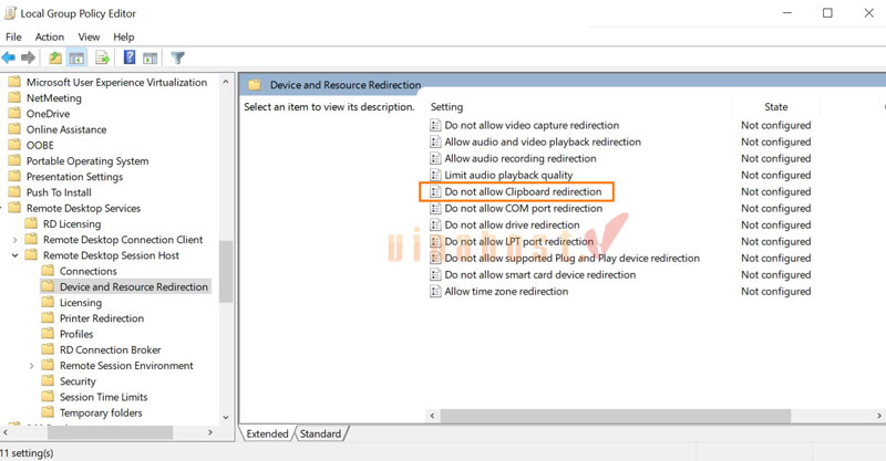 xử lý không copy paste được trong Remote Desktop