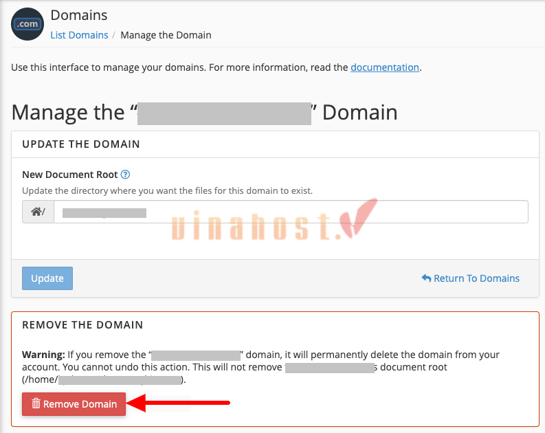 xoa du lieu tren hosting