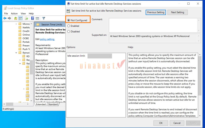 your remote desktop services session has ended