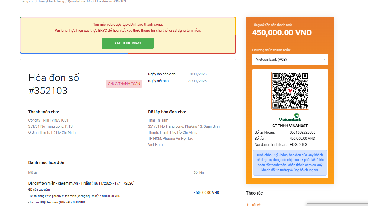 dang ky ten mien ca nhan 11 - #1 Hosting Giá Rẻ, VPS Giá Rẻ, Máy Chủ Vật Lý, Email, Cloud Server hướng dẫn đăng ký tên miền cá nhân