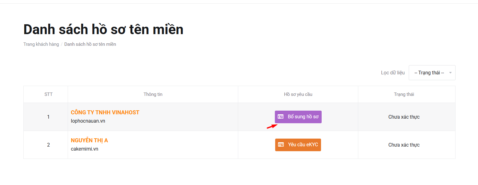 hướng dẫn đăng ký tên miền tổ chức