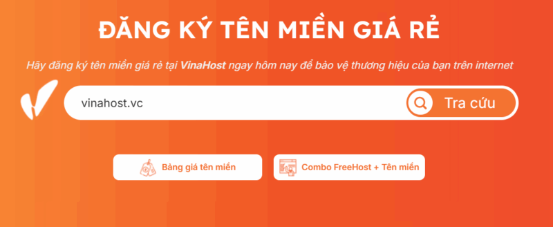 đăng ký tên miền .vc