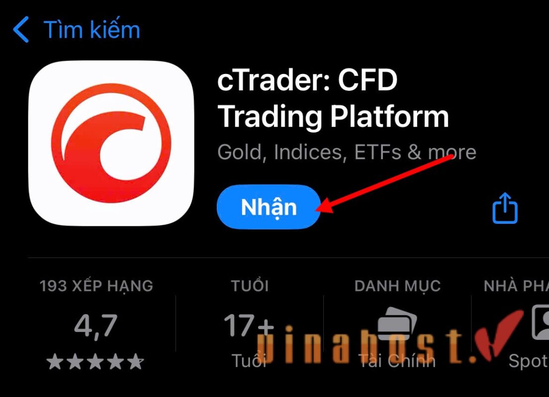 Cài đặt cTrader trên IOS
