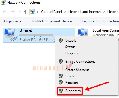 dns suffix la gi 4 - #1 Hosting Giá Rẻ, VPS Giá Rẻ, Máy Chủ Vật Lý, Email, Cloud Server Chọn Properties