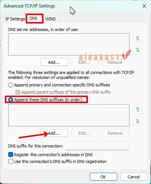 dns suffix la gi 6 - #1 Hosting Giá Rẻ, VPS Giá Rẻ, Máy Chủ Vật Lý, Email, Cloud Server Thiết lập DNS Suffix