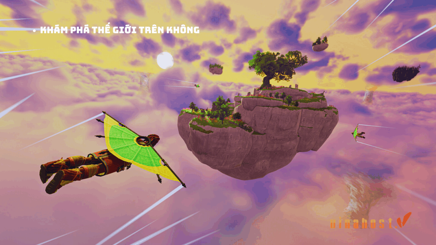 Khám phá các đảo bay trong game Aloft để thu thập tài nguyên và tìm bí ẩn
