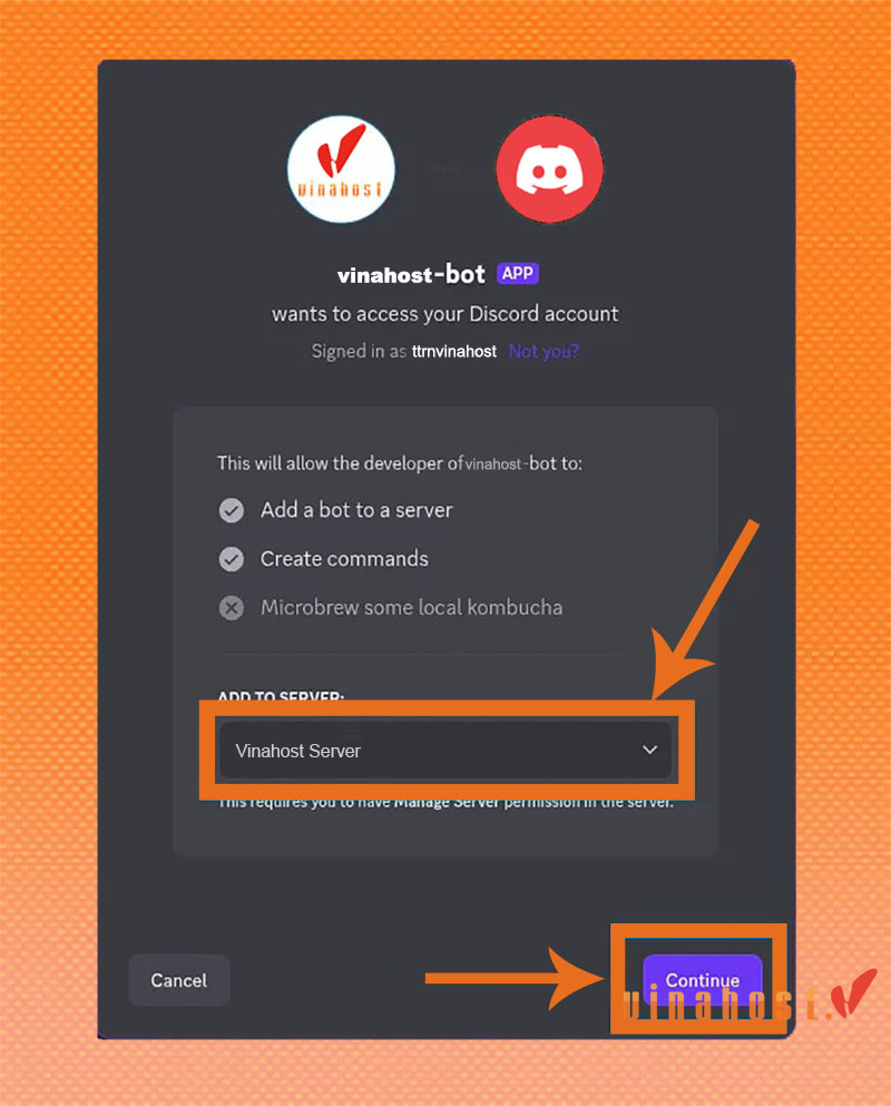 các bước hướng dẫn cài đặt discord-bot hosting