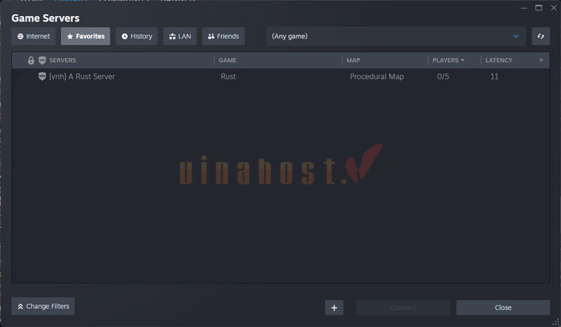 huong dan ket noi vao vps rust