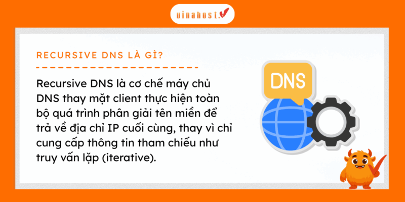 recursive dns la gi 1 - #1 Hosting Giá Rẻ, VPS Giá Rẻ, Máy Chủ Vật Lý, Email, Cloud Server Recursive DNS là gì?
