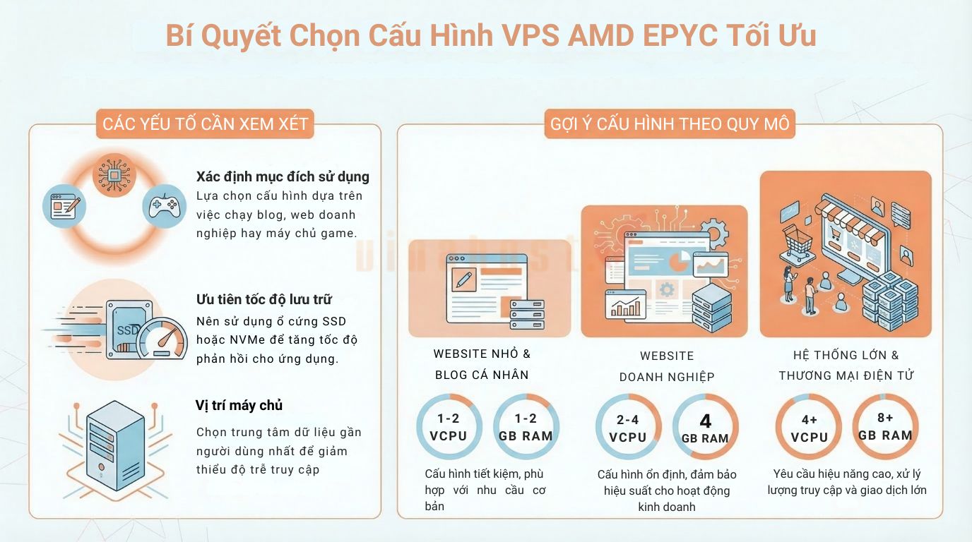 Hướng dẫn chọn cấu hình VPS AMD EPYC