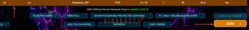 hướng dẫn kết nối vps ark sa