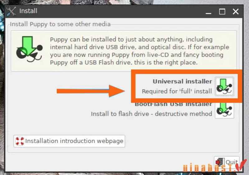 hướng dẫn cài đặt Puppy Linux