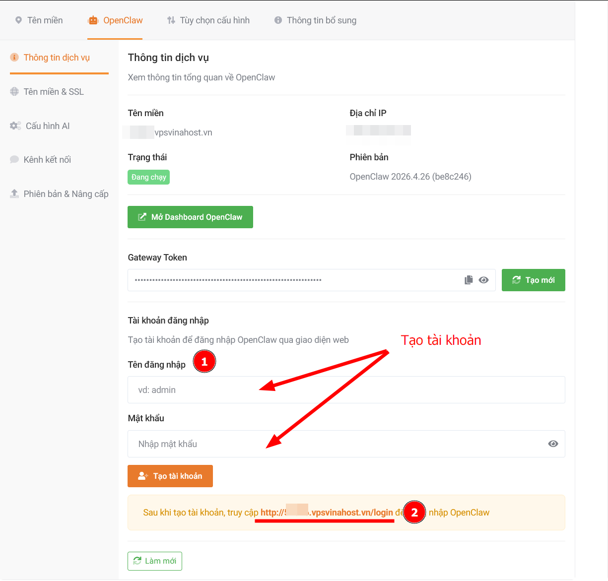 hướng dẫn sử dụng vps openclaw