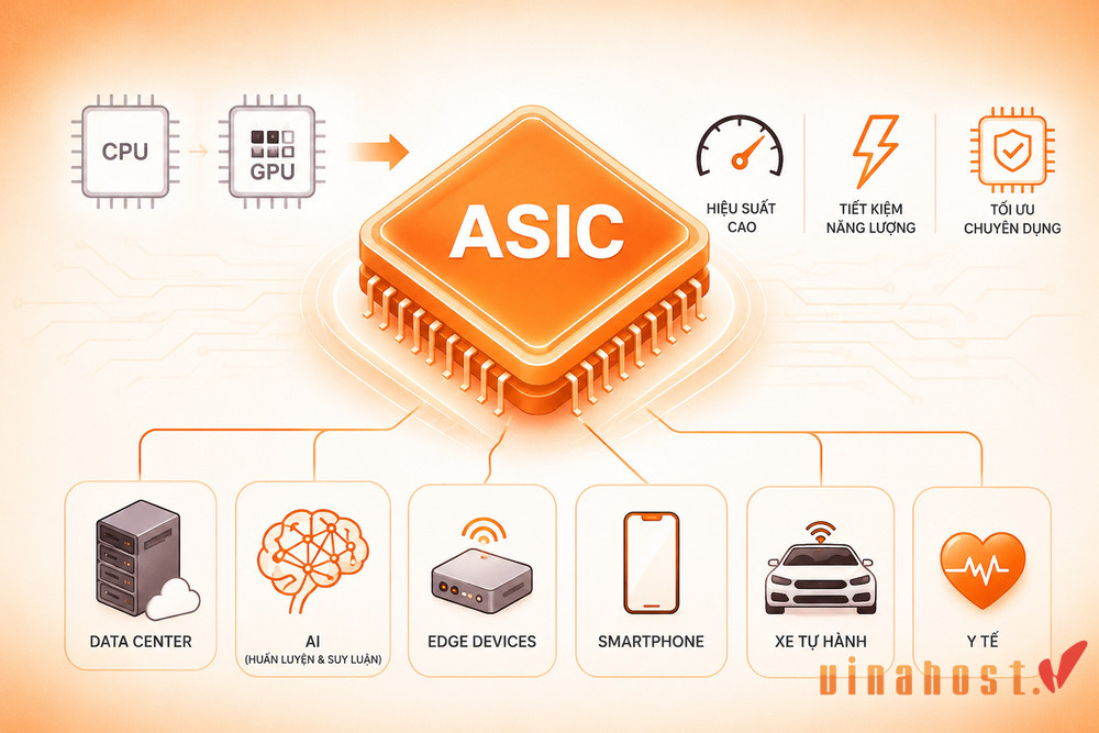 Chip asic la gi 1 - #1 Hosting Giá Rẻ, VPS Giá Rẻ, Máy Chủ Vật Lý, Email, Cloud Server Khái niệm ASIC là gì?
