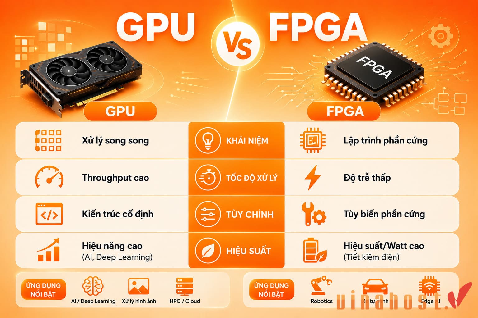 FPGA va GPU - #1 Hosting Giá Rẻ, VPS Giá Rẻ, Máy Chủ Vật Lý, Email, Cloud Server Khái niệm FPGA và GPU