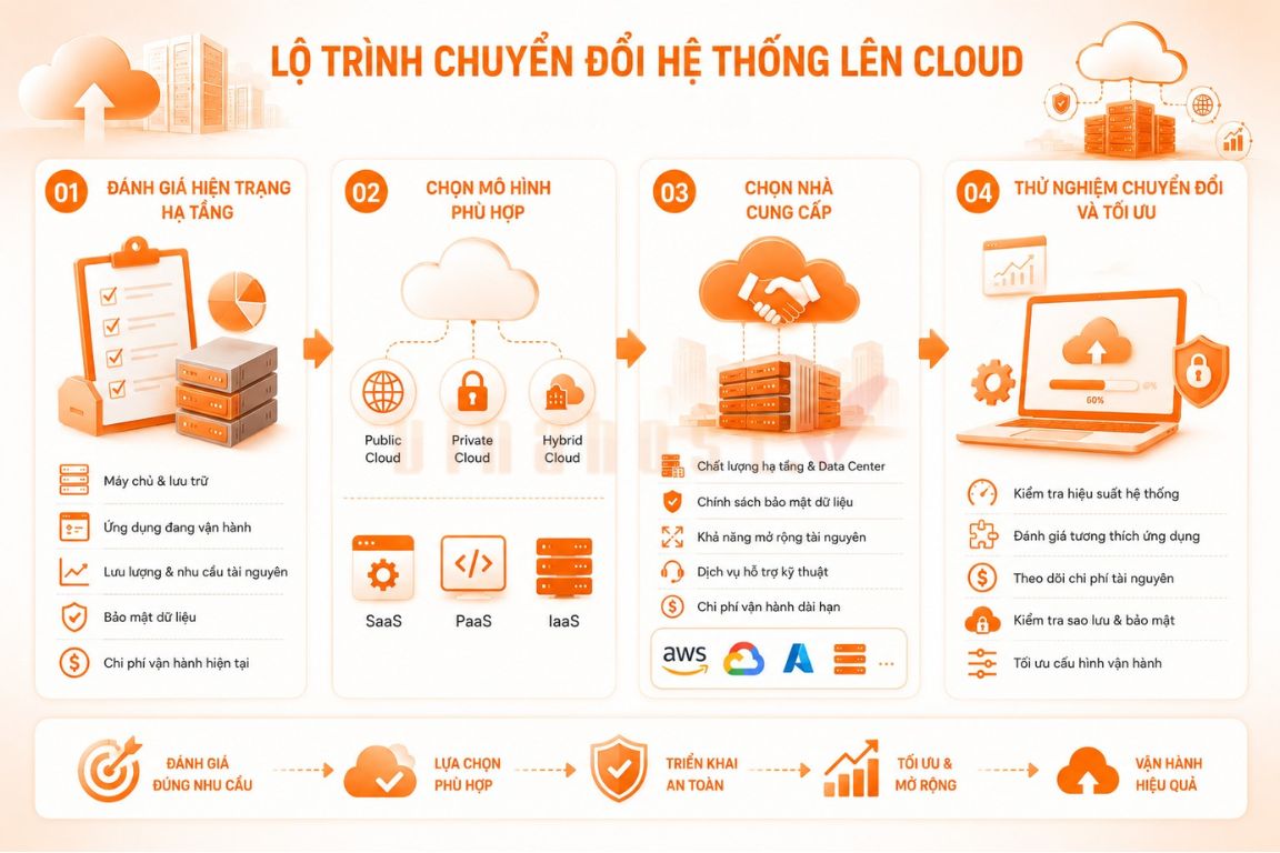 cloud based 3 - #1 Hosting Giá Rẻ, VPS Giá Rẻ, Máy Chủ Vật Lý, Email, Cloud Server Chuyển đổi hệ thống lên Cloud là quá trình cần được thực hiện theo từng bước