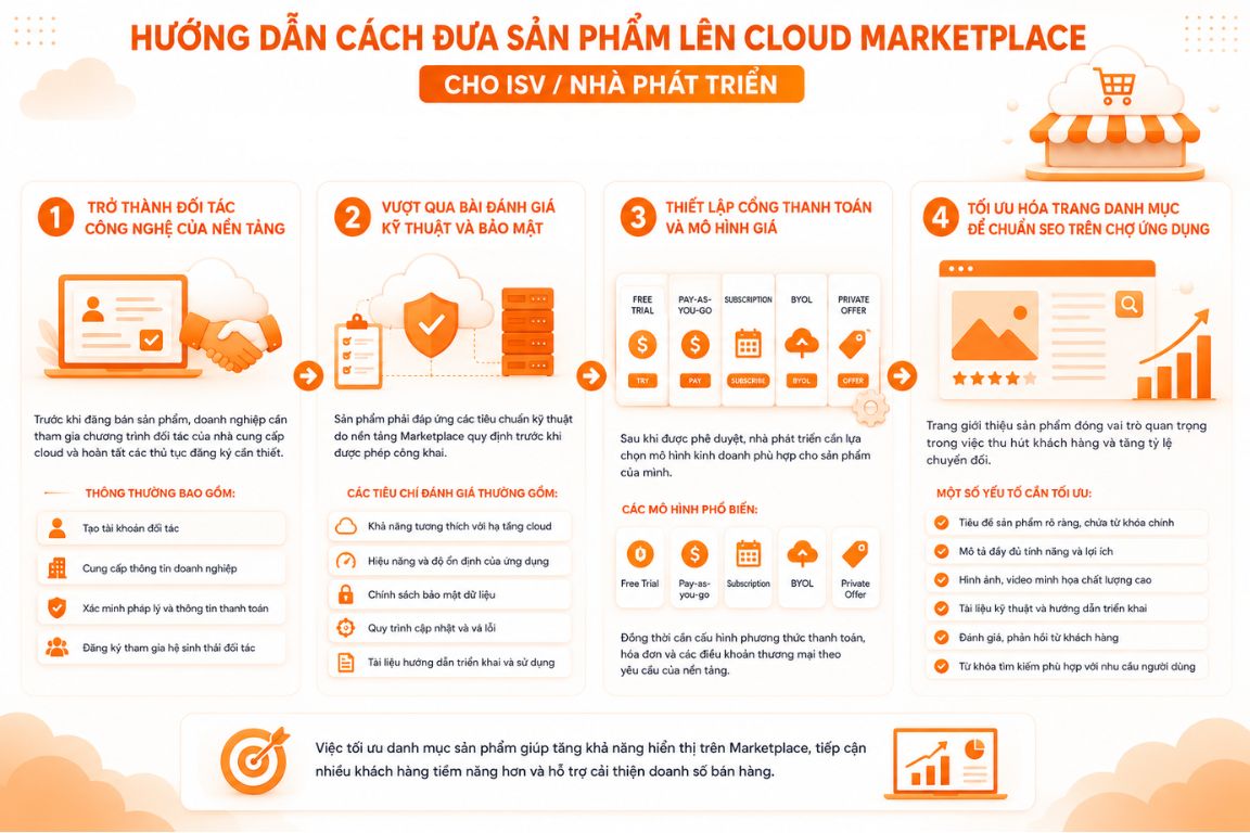 cloud marketplace 3 - #1 Hosting Giá Rẻ, VPS Giá Rẻ, Máy Chủ Vật Lý, Email, Cloud Server Chi tiết các bước đưa sản phẩm lên Cloud Marketplace