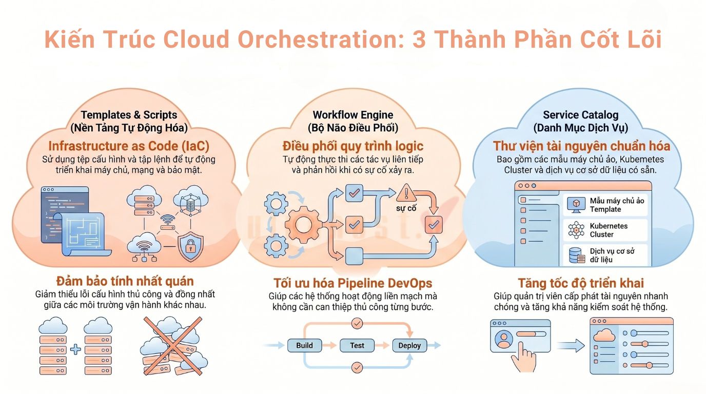cloud orchestration 2 - #1 Hosting Giá Rẻ, VPS Giá Rẻ, Máy Chủ Vật Lý, Email, Cloud Server các thành phần quan trọng trong kiến trúc Cloud Orchestration