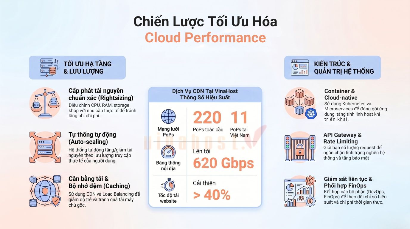 Chiến lược Cloud Performance giúp tăng hiệu suất vận hành và cải thiện trải nghiệm người dùng