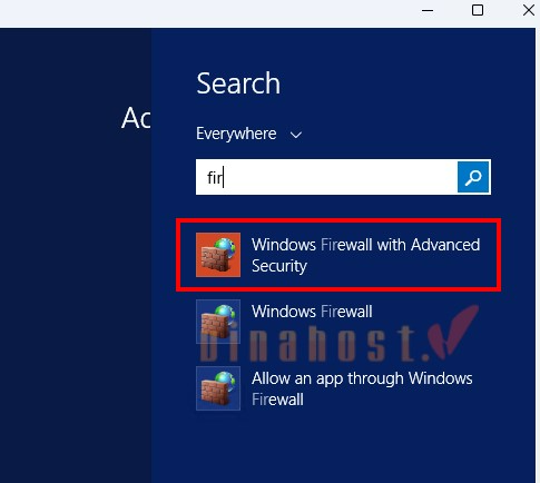Mở Windows Defender Firewall